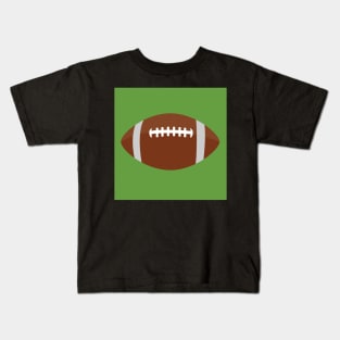 Football, Laces, Pigskin Design, Artwork, Vector, Graphic Kids T-Shirt